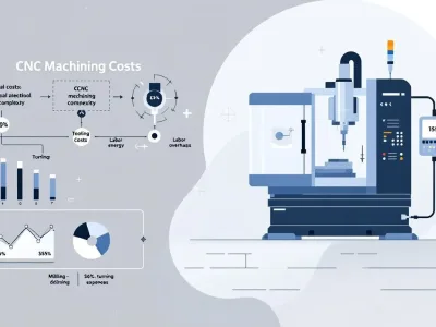 An overview of key factors affecting CNC machining costs.