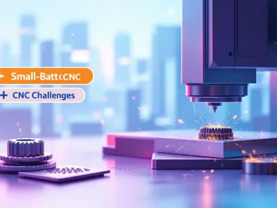 Common challenges faced in small batch CNC machining.