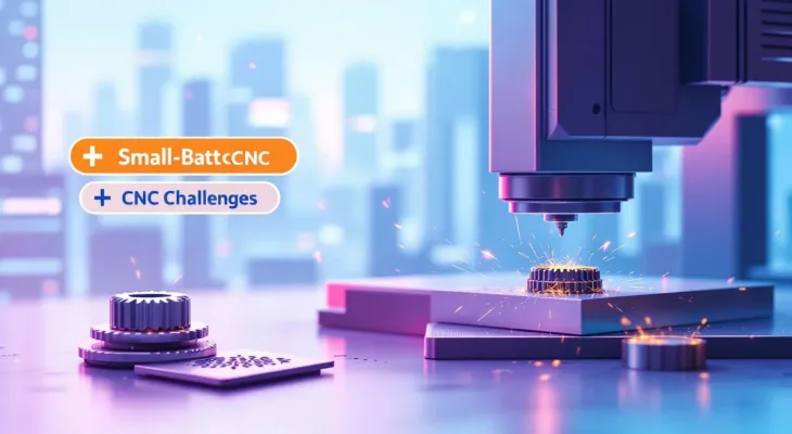 Common challenges faced in small batch CNC machining.