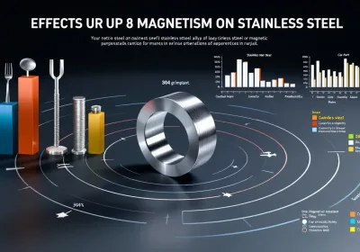 A visual representation of how magnetism affects the performance of stainless steel in various applications.