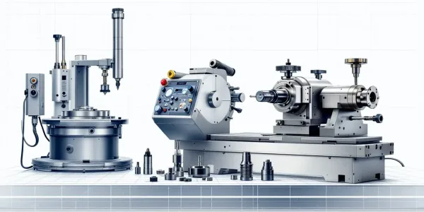 A selection of essential cutting tools for machining Kovar alloy.