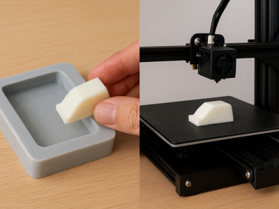 Is vacuum casting cheaper than 3D printing? Delivery time and cost analysis of silicone molds and 3D printing.