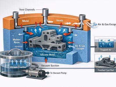 Vacuum Casting Gate Design and Venting: How to Prevent Air Bubbles and Air Traps