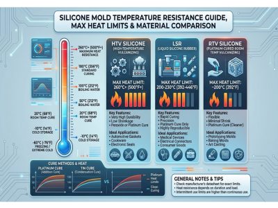 Silicone Mold Temperature: Resistance Guide, Max Heat Limits & Material Comparison