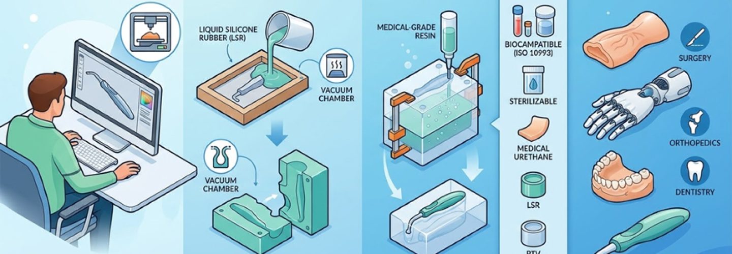 Silicone Mold for Medical Devices: Prototyping Process, Materials & Applications