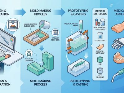 Silicone Mold for Medical Devices: Prototyping Process, Materials & Applications
