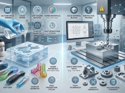 Urethane Casting vs. CNC Machining: Which is Best for Prototypes?