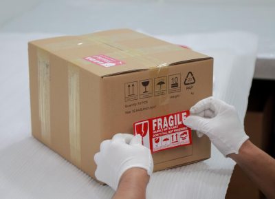 Vacuum molded parts delivery packaging display