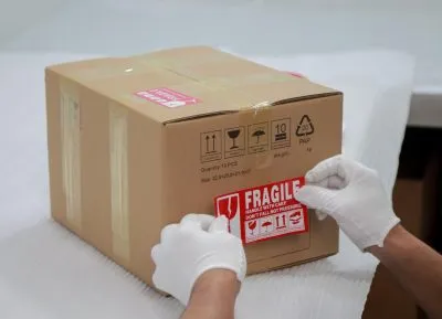 Vacuum molded parts delivery packaging display