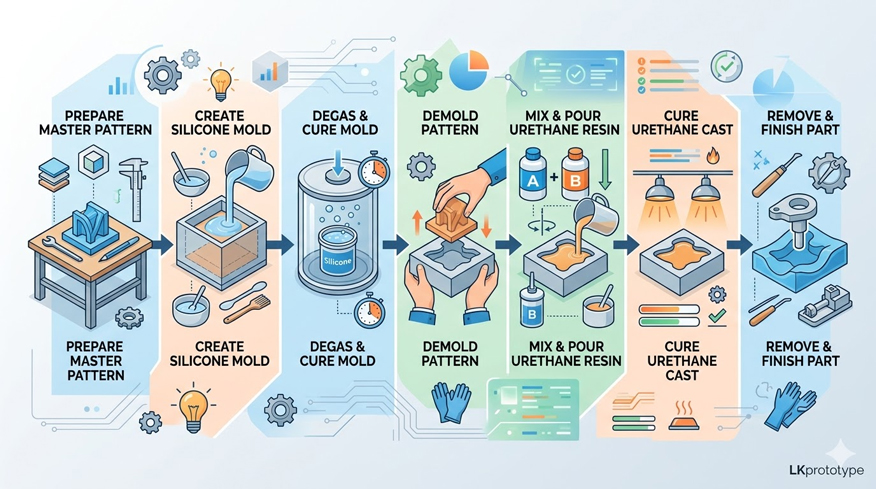 STEP BY STEP URETHANE CASTING PROCESS