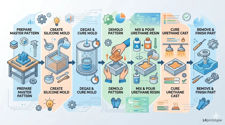 STEP BY STEP URETHANE CASTING PROCESS
