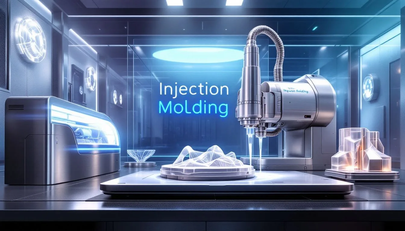 An overview of plastic molding techniques including injection molding.