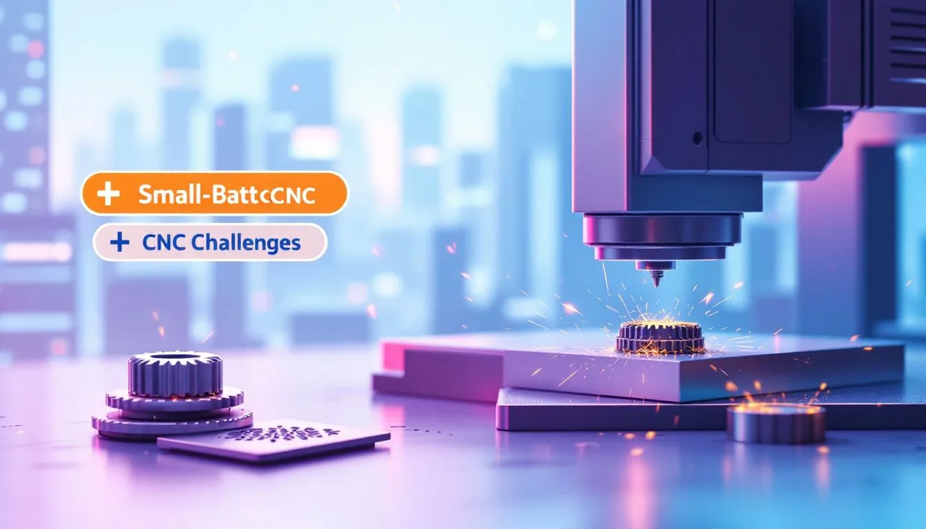 Common challenges faced in small batch CNC machining.