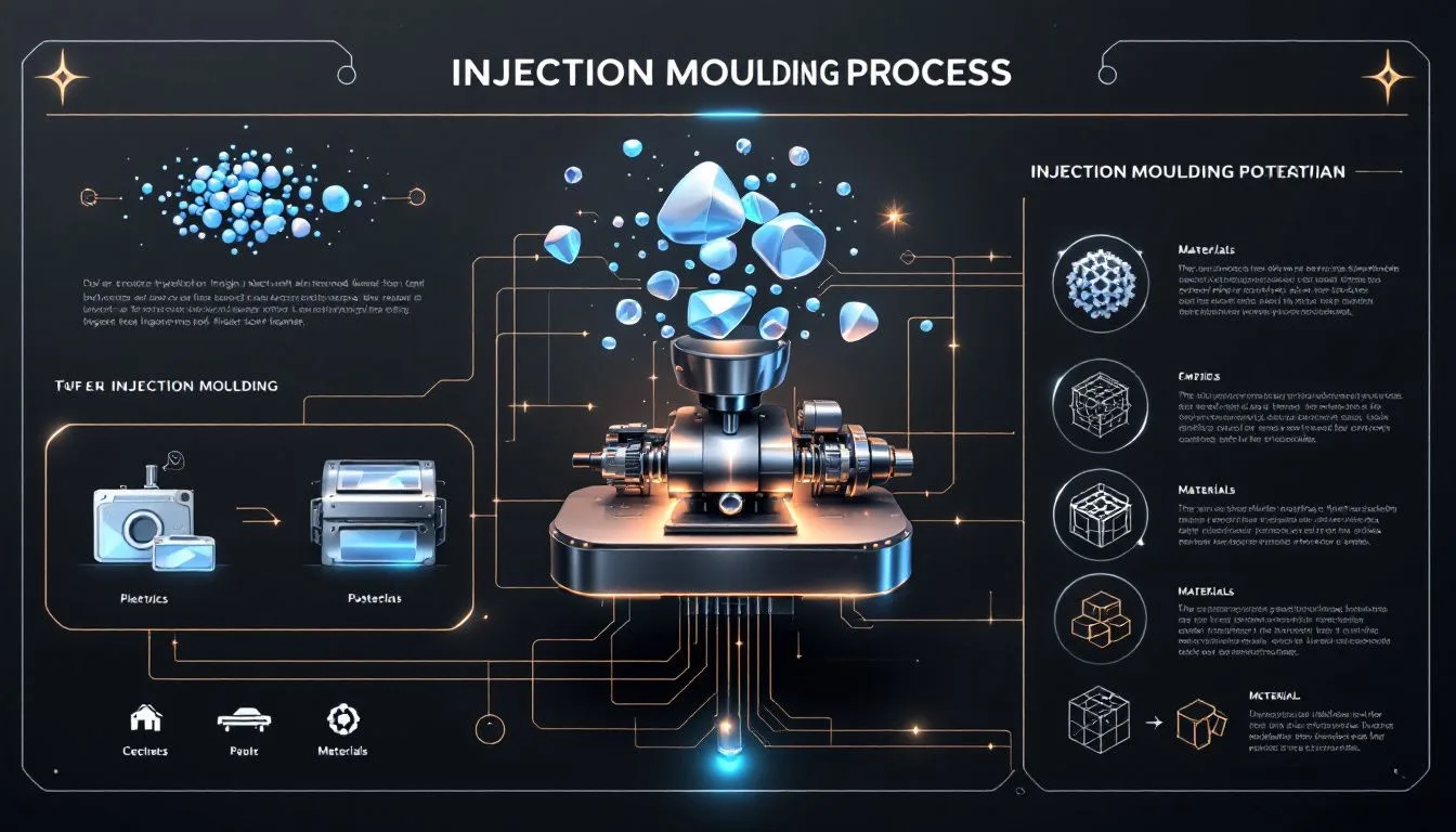 Material properties and performance in injection moulding.