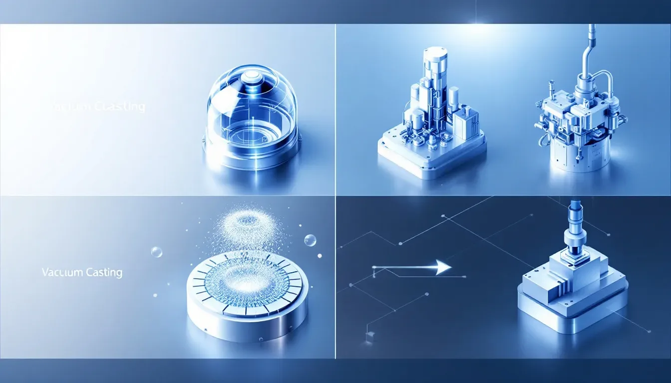 Comparison of vacuum casting with other manufacturing methods.