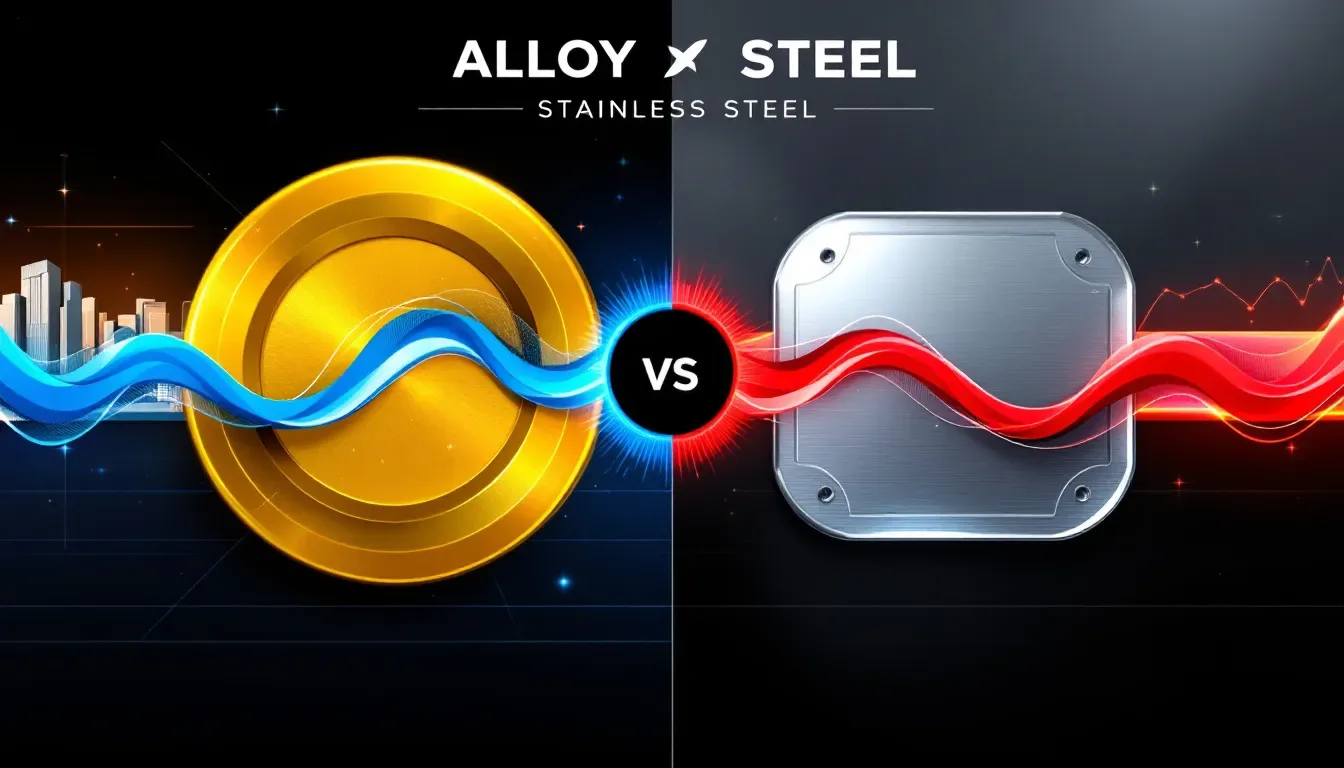 Corrosion resistance comparison between alloy steel and stainless steel.