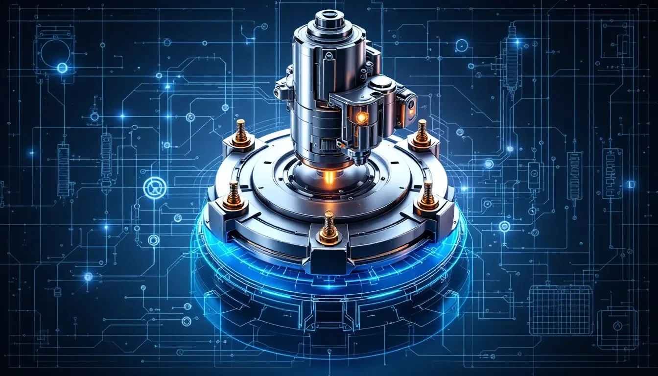 Illustration of multi-axis movement in CNC machining.