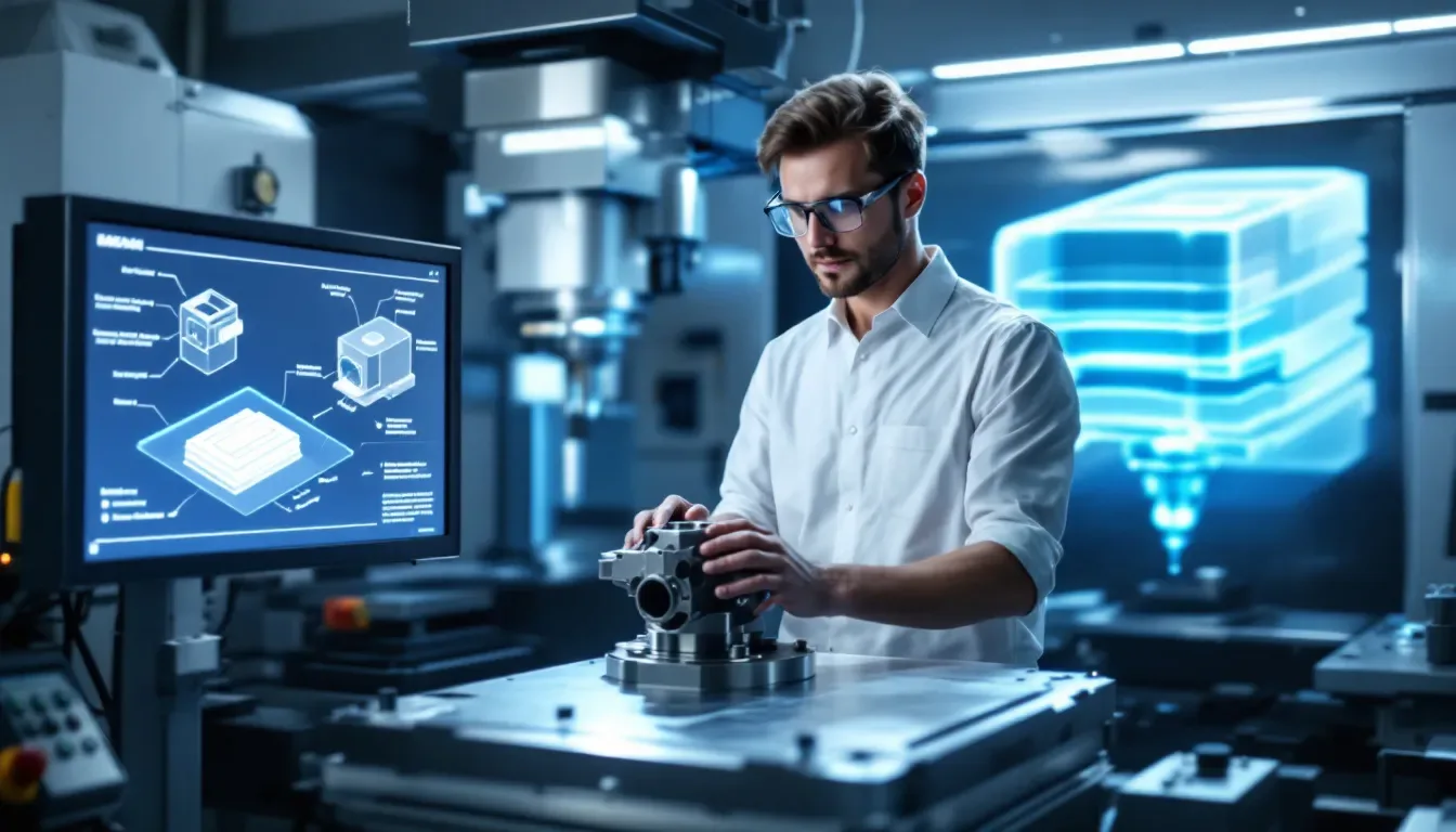 A skilled CNC machinist demonstrating technical expertise.