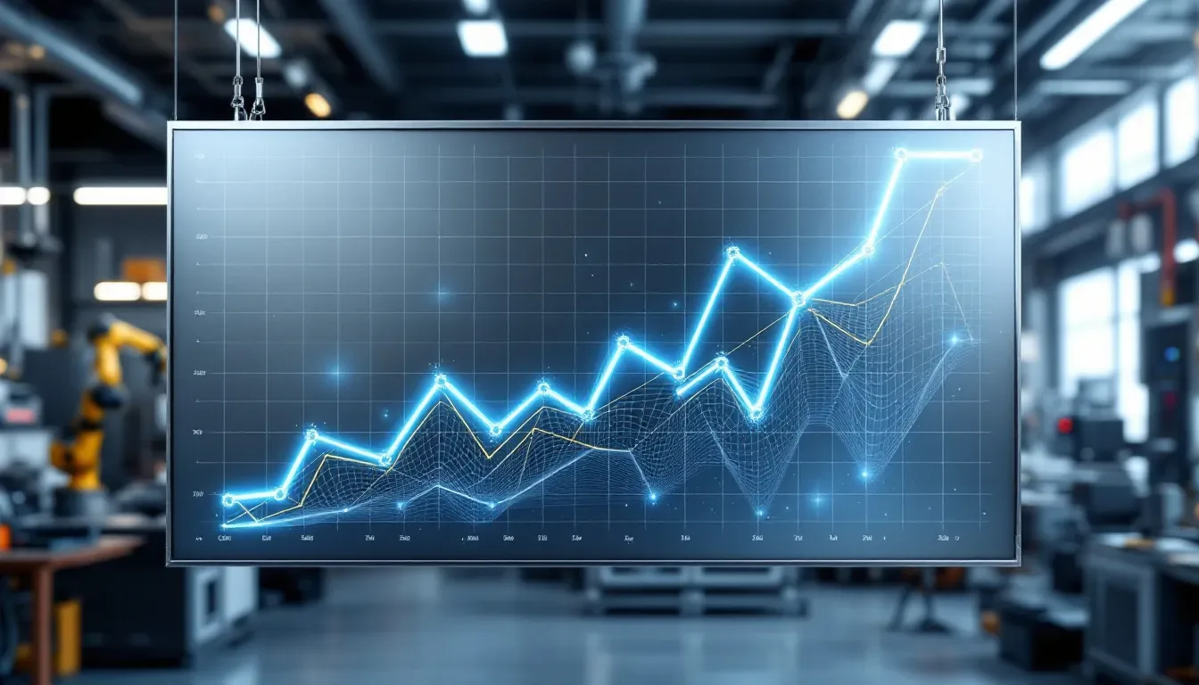 A graph showing job market trends for CNC machinists over time.