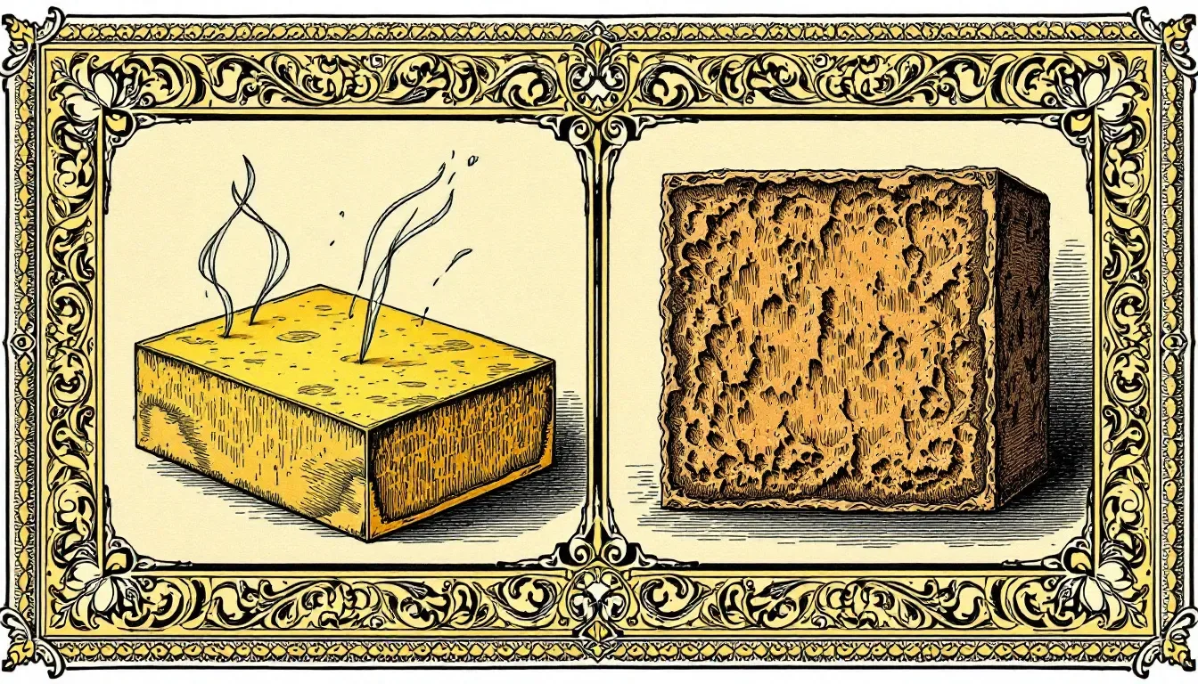 Illustration showing the corrosion resistance of brass and bronze.