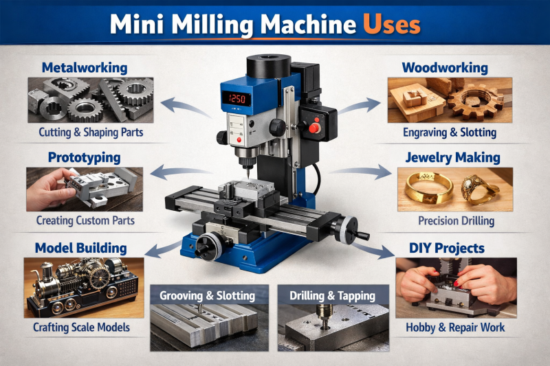 Mini milling machine types, uses, pros and cons