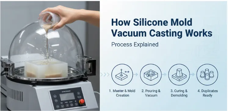 How Silicone Mold Vacuum Casting Works: Process Explained