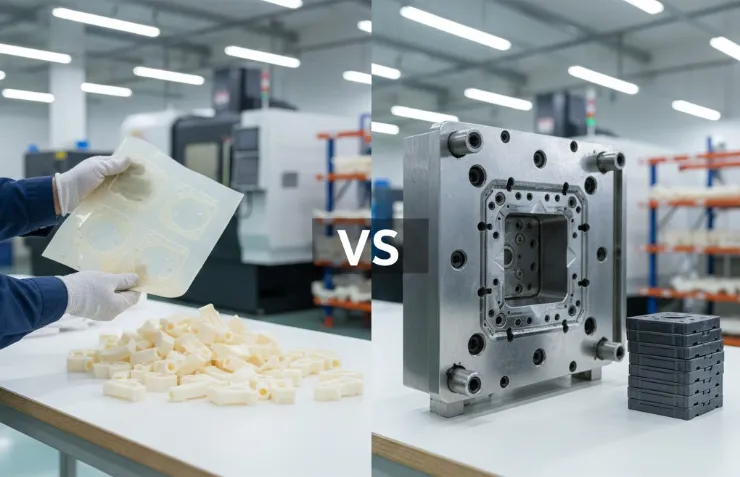Silicone Mold vs Steel Mold: When to Switch for Low Volume Production