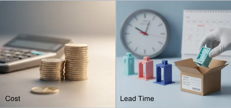 Cost and Lead Time Comparison (Cost and Lead Time)