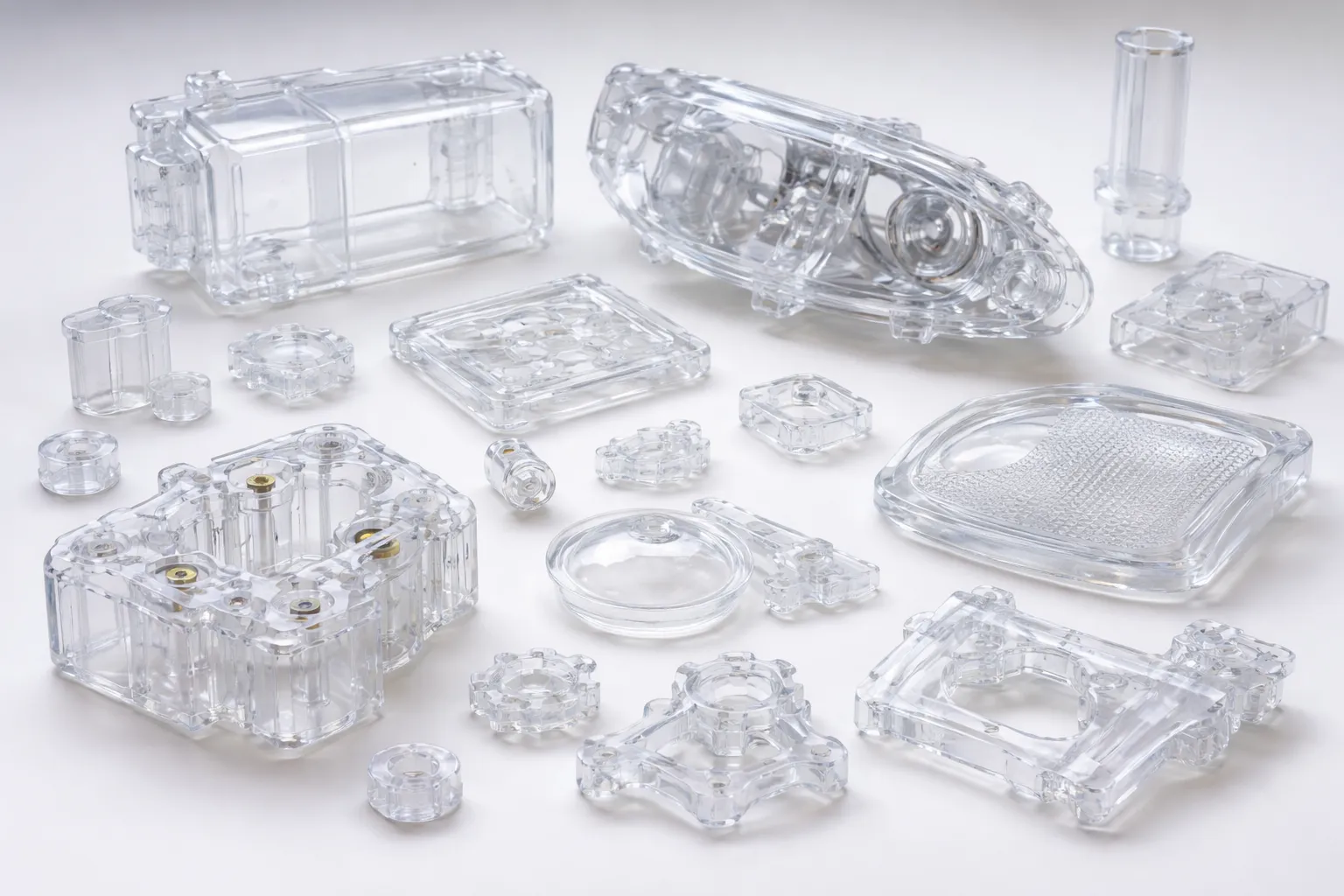 Clear Vacuum Casting Parts