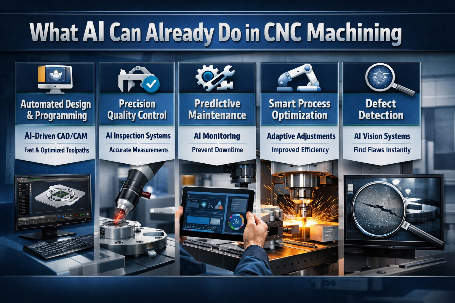 What AI Can Already Do in CNC Machining