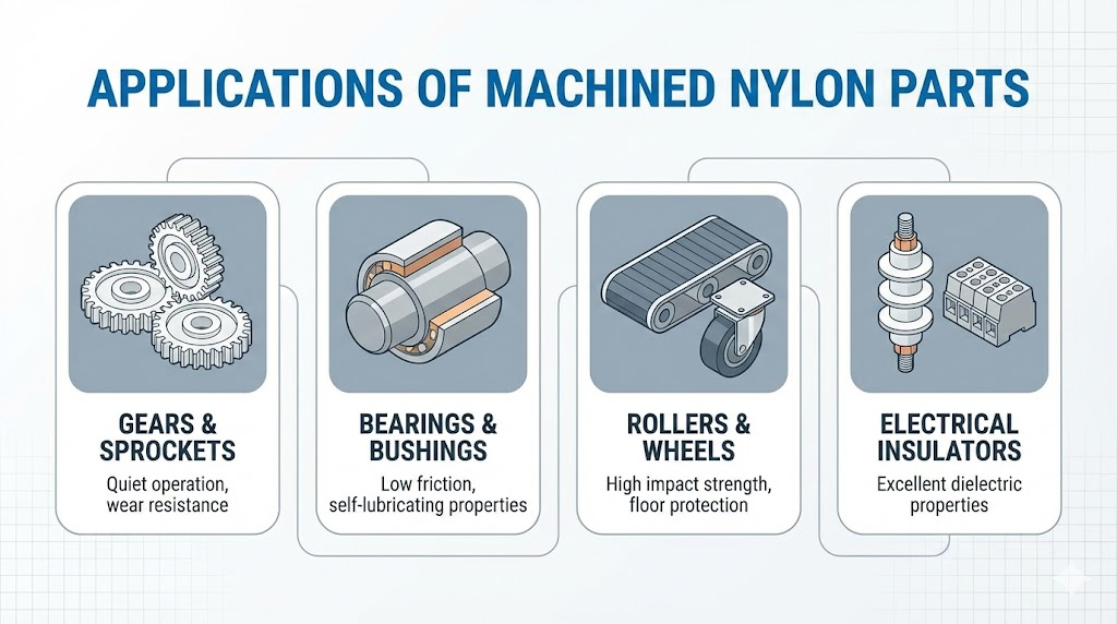Applications of Machined Nylon Parts