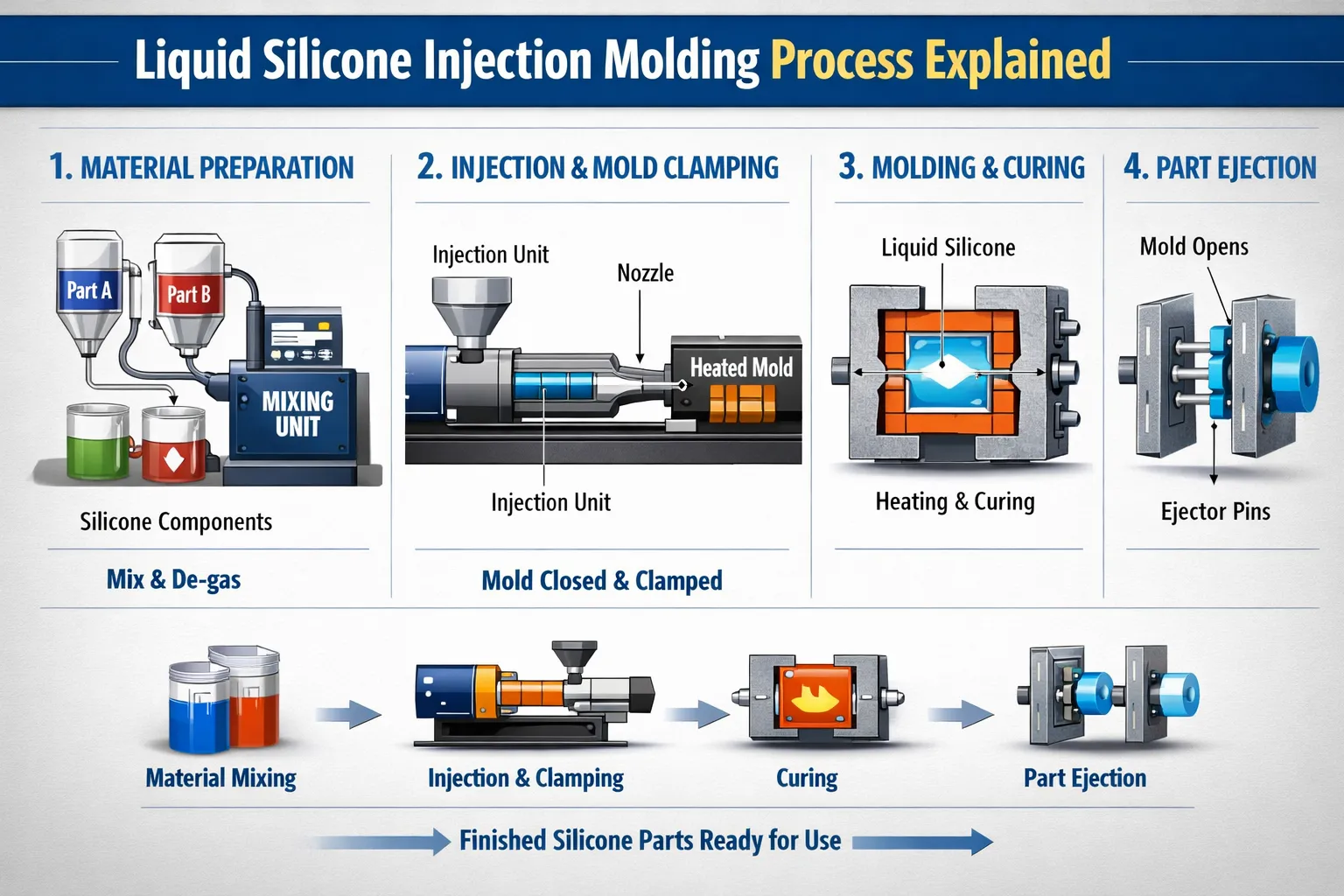 Liquid Silicone Injection Molding Process Explained