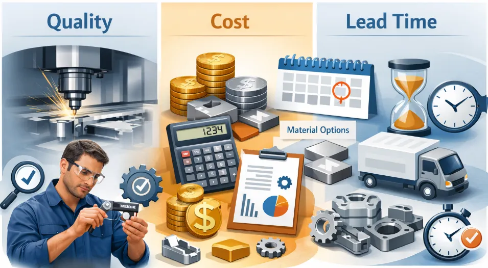 How to Choose the Right CNC Machining Service for Custom Parts (Quality, Cost & Lead Time)