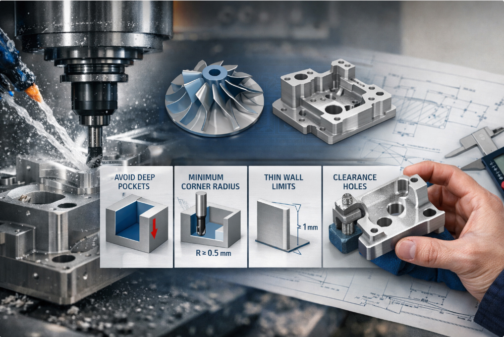 How CNC Machining Handles Complex Geometries: Design Guidelines for High-Precision Parts