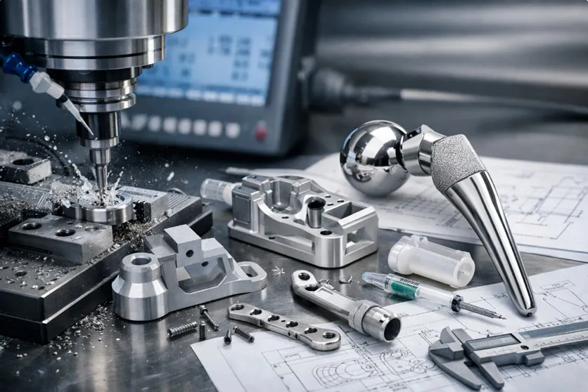 CNC Machining for Medical Device Prototypes: Precision, Materials & Tolerances