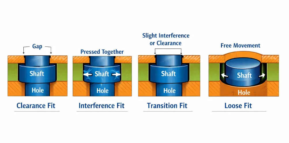 Types of Fits in Mechanical Assembly