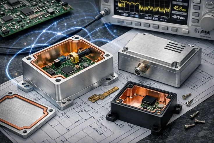 EMI Shielding in CNC Machined Electronics Enclosures