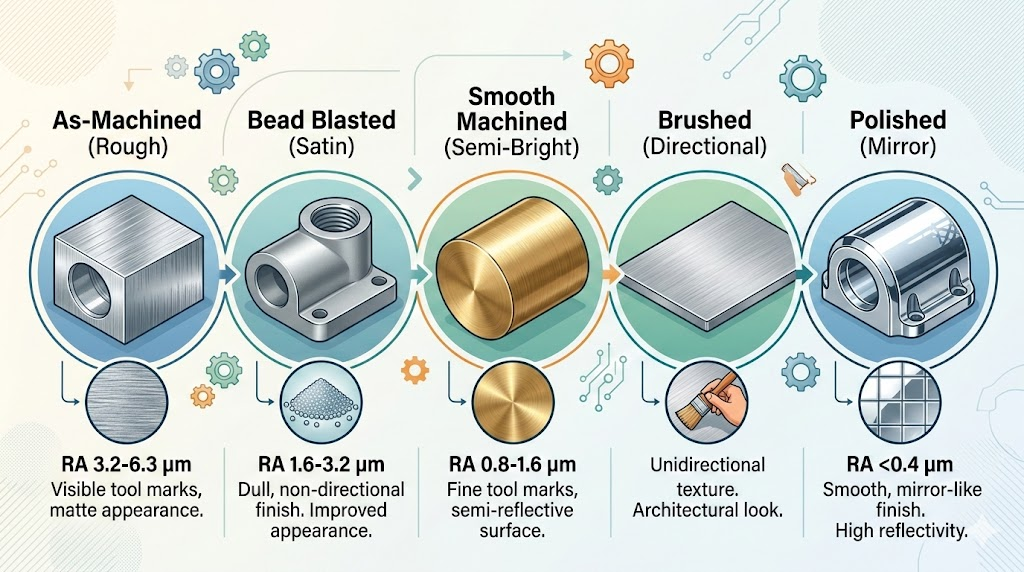 CNC Machining Surface Finish Options