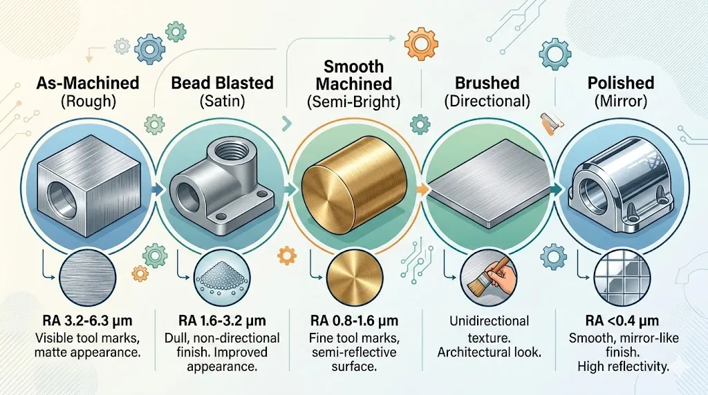 CNC Machining Surface Finish Options