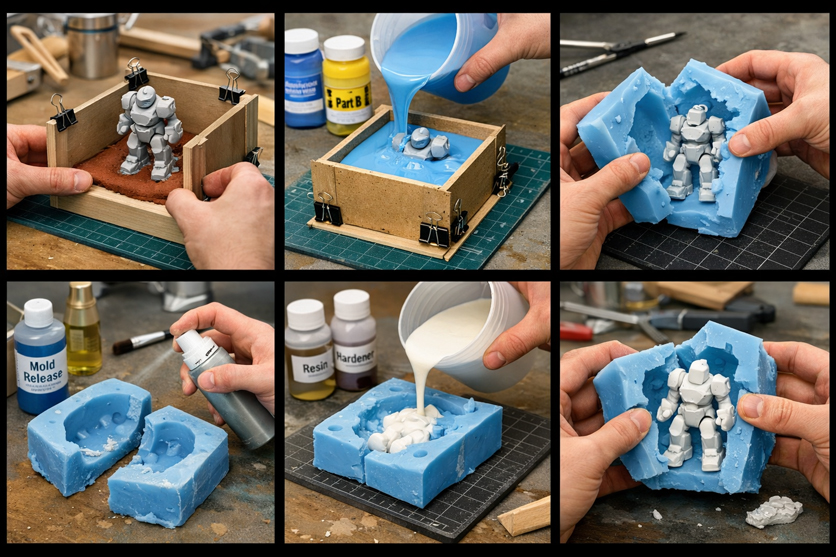 Silicone Mold Casting Process