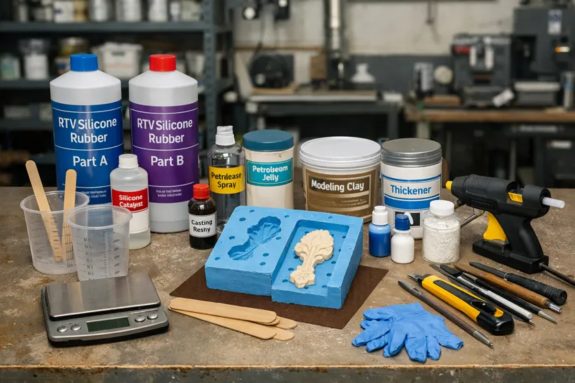 Materials and Tools for RTV Silicone Mold Making