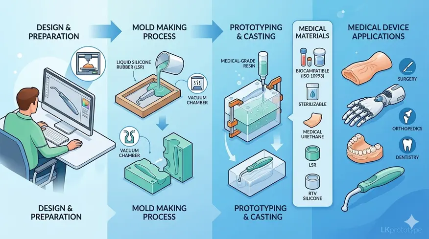 Silicone Mold for Medical Devices: Prototyping Process, Materials & Applications