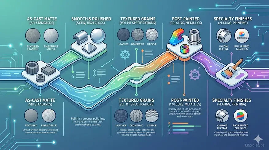 TYPES OF URETHANE CASTING SURFACE FINISH
