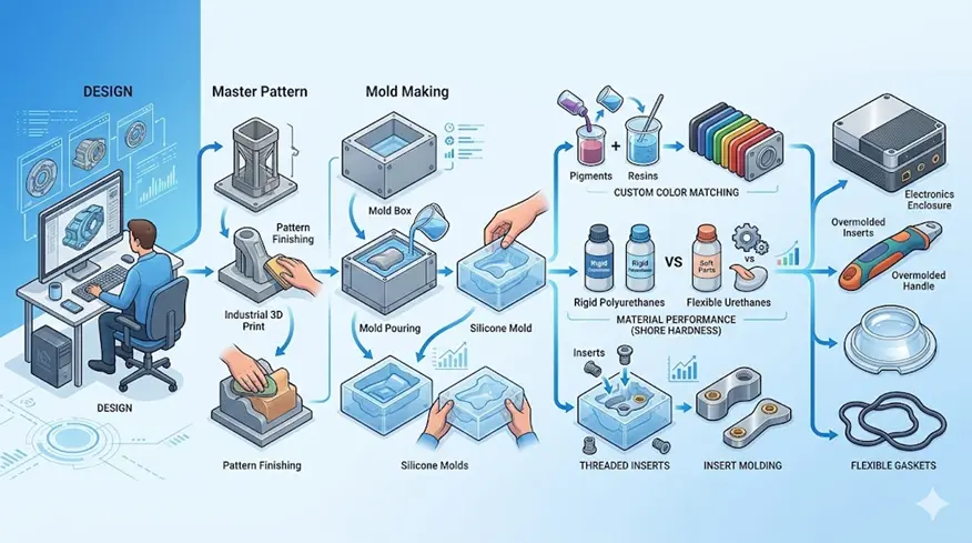 PREPARATION AND CUSTOMIZATION IN URETHANE CASTING