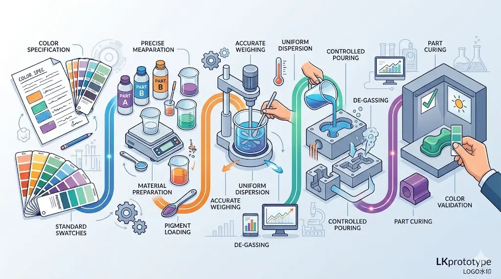 HOW TO ACHIEVE COLOR MATCHING IN URETHANE CASTING
