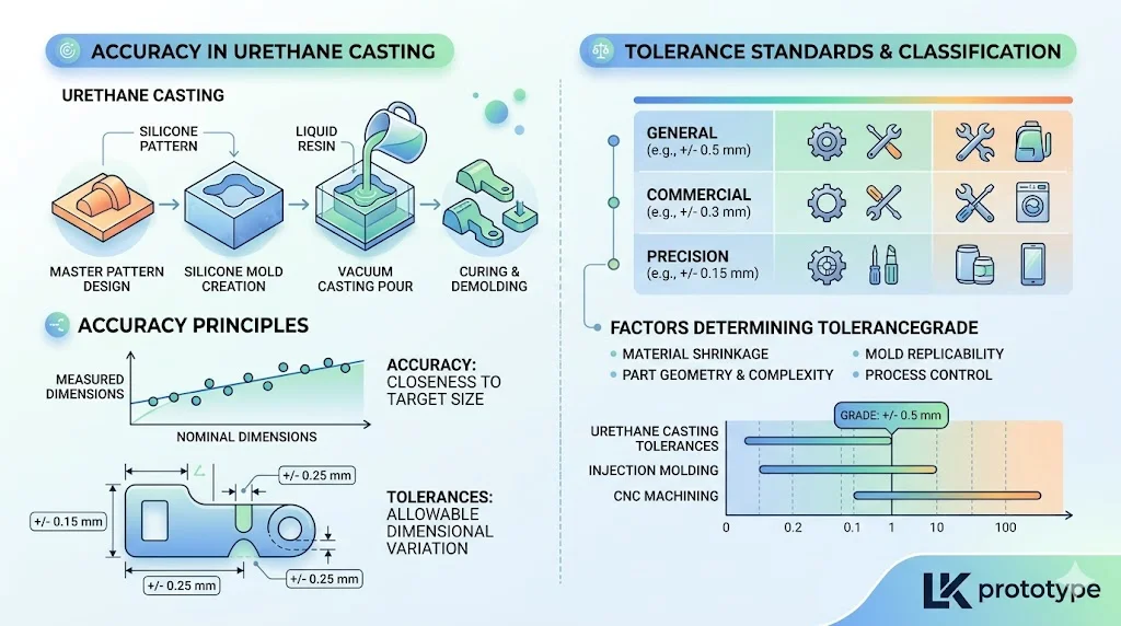Urethane Casting Tolerances: Accuracy, Standards and Design Guide