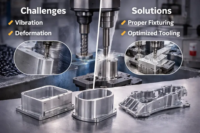 THIN WALL CNC MACHINING: CHALLENGES AND SOLUTIONS
