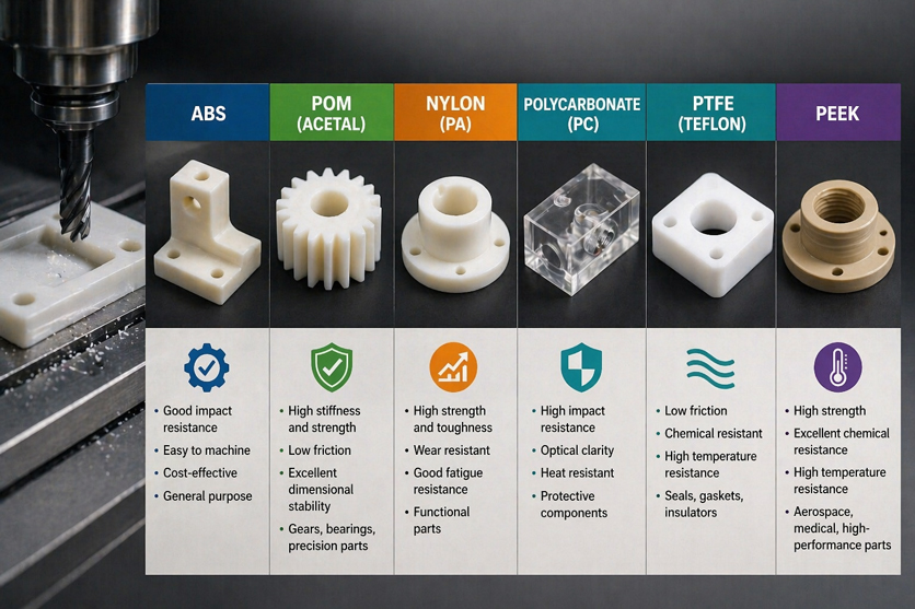 BEST PLASTICS FOR CNC MACHINING