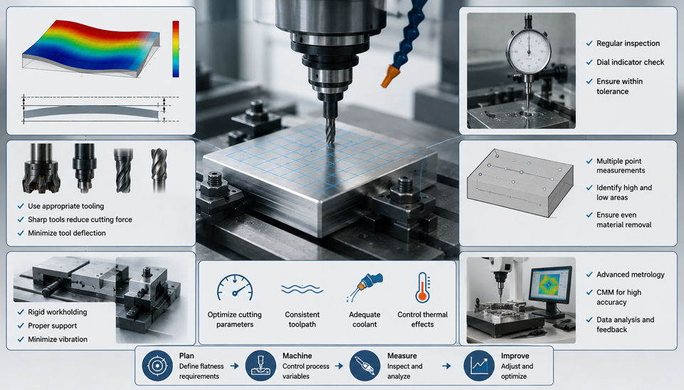 CONTROLLING FLATNESS IN CNC MACHINING