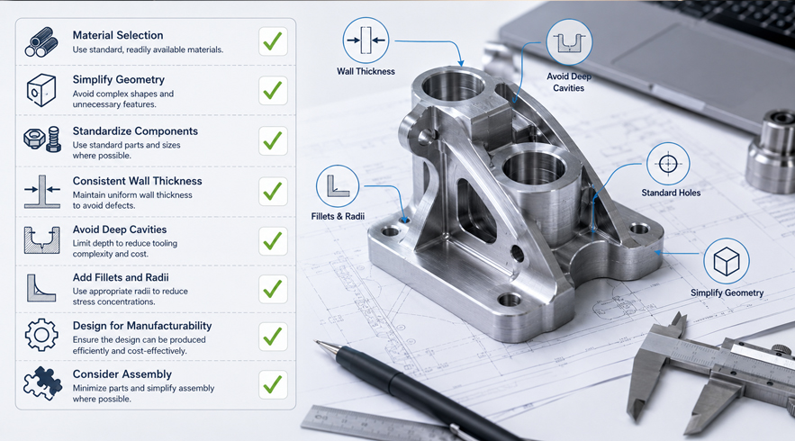 DFM CHECKLIST FOR PRODUCT DESIGN
